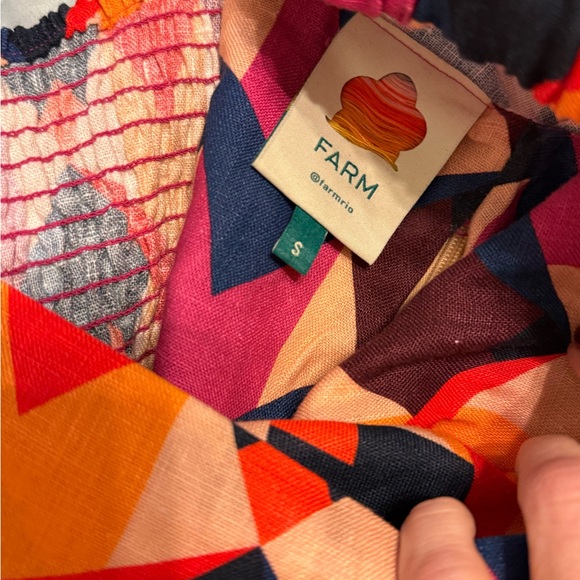 FARM Rio Multicolor Geometric Blouse - Picture 3 of 3